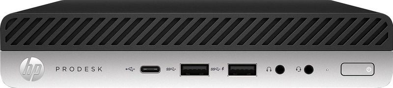 HP ProDesk 600 G4 Intel® Core™ i5 i5-8500T 8 GB DDR4-SDRAM 256 GB SSD Windows 10 Pro Mini PC Zwart