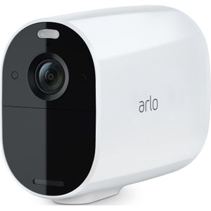 Arlo Essential XL draadloze WiFi-beveiligingscamera voor buiten, 1080p HD, 130˚ kleurennachtzicht, sirene & spotlight, bewegingsdetectie, 2-weg-audio, 12 mnd batterij, incl. proefp. Arlo Secure, 1 IP-Camera, wit