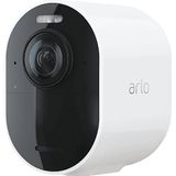 Arlo Ultra 2 draadloze WiFi-beveiligingscamera voor buiten, 4K UHD, 180˚ kleurennachtzicht, sirene, bewegingsdetectie, 2-weg-audio, Smart Hub vereist, incl. proefp. Arlo Secure, 1 cam, wit