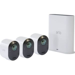 Arlo Ultra 2 4K UHD Wire-Free Beveiligingscamera System - 3 Cameras
