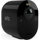 Arlo Ultra 2 draadloze WiFi-beveiligingscamera voor buiten, 4K UHD, 180˚ kleurennachtzicht, sirene & spotlight, bewegingsdetectie, 2-weg-audio, 6 mnd batterij, lokale opslag (SD-kaart), incl. proefp. Arlo Secure, 2 IP-Camera's + Smart Hub, zwart