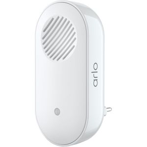 Arlo Chime 2, voor binnen, wit, audioalarm, aanpasbare melodie, compatibel met Arlo Essential draadloze video deurbel - Arlo Gecertificeerd Accessoire, AC2001