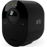 Arlo Ultra 2 draadloze WiFi-beveiligingscamera voor buiten, 4K UHD, 180˚ kleurennachtzicht, sirene, bewegingsdetectie, 2-weg-audio, Smart Hub inbegrepen, incl. proefp. Arlo Secure, 4 cam-kit, zwart