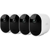 Arlo Pro 5 2K+ draadloze beveiligingscamera voor buiten - 4 IP-Camera's, wit