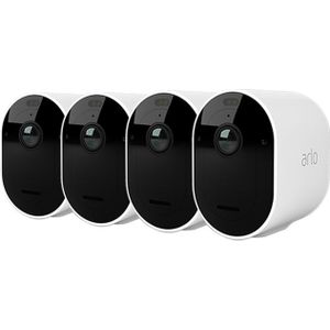 Arlo Pro 5 draadloze beveiligingscamera voor buiten - 4 IP-Camera's, wit