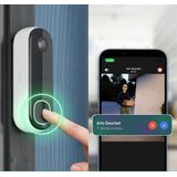 Arlo HD draadloze video deurbel met camera, 1 deurbel, wit