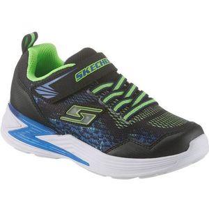 Skechers Erupters III-Derlo, sneakers, Zwart Mesh Synthetisch Blue Lime Trim Bblm