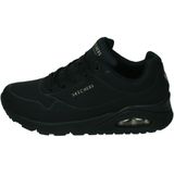 Skechers Uno - Stand On Air Dames Sneakers - Zwart - Maat 38