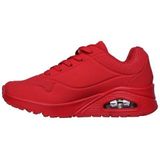 Skechers Uno Stand On Air dames Sneaker, Rood Rood Durabuck Rood, 39 EU