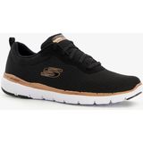 Skechers Flex Appeal 3 0-First Insight Dames Sneakers - Black Rose Gold