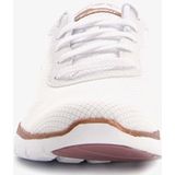 Sneakers - Gevoerd - Effen - Mesh - Platte Hak - Contrasterende Inserts