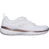 Sneakers - Gevoerd - Effen - Mesh - Platte Hak - Contrasterende Inserts