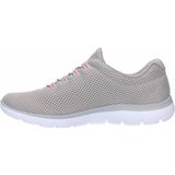Sportschoenen voor Dames Skechers Mesh Bungee Slip-On Beige