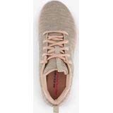 Skechers - Graceful Twisted Fortune - Sneakers - Beige - Mesh/Textiel/Rubber