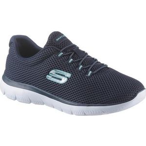 Skechers SUMMITS dames Sneaker, Navy Light Blue, 37.5 EU
