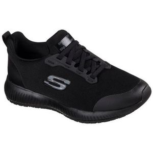 Skechers, Zwarte Squad Sneakers Zwart, Dames, Maat:39 EU