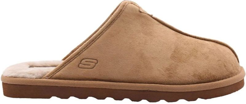 Skechers - Renten Palco - Pantoffels - Cognac - Microvezel - Relaxed Fit