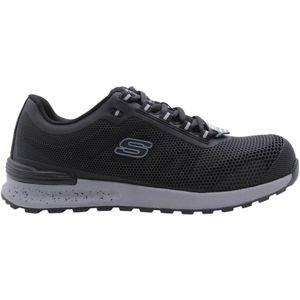 Skechers - Bulklin - Sneakers - Zwart - Synthetisch - Stalen Neus