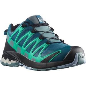 SALOMON Trailloopschoen Xa Pro 3d V8 dames , Legioen Blauwe Trooper Mint Leaf , 41 1/3 EU