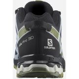 Trailrunning schoen Salomon Women XA Pro 3D V8 GTX Black Green Moss Zen Blue-Schoenmaat 39 (UK 6)