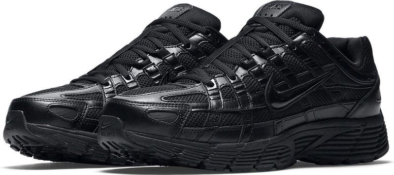 Nike - P-6000 - Sportschoenen - Zwart - Leer en Mesh