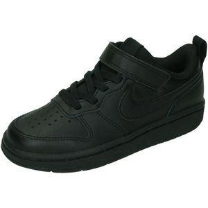 Nike Court Borough Low 2 Kids Sneakers - Black/Black-Black - Maat 28
