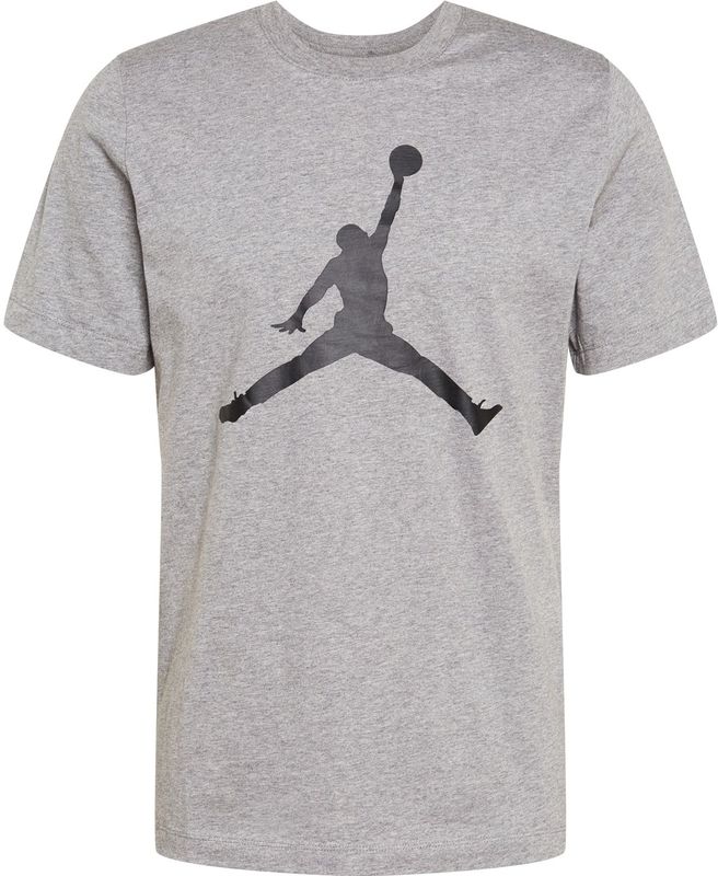 NIKE Heren M J Jumpman SS Crew T Shirt in Grijs