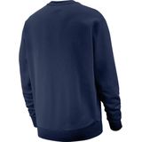 Nike Club Fleece Hoodie Heren - Klassieke Blauwe Katoenen Sweater met Capuchon en Kangoeroezak voor Comfort en Stijl
