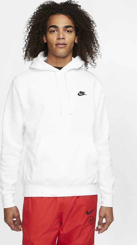 Nike Club Fleece Hoodie - Wit