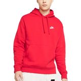 Nike Hoodie Club Small Logo  Rood  Heren