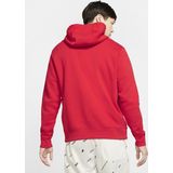 Nike Hoodie Club Small Logo  Rood  Heren