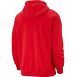 Nike Hoodie Club Small Logo  Rood  Heren