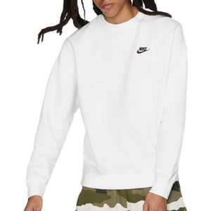 Nike - Sportswear Club - Sweatshirt - Wit - Fleece