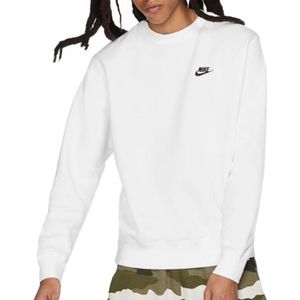 Nike - Sportswear Club - Sweatshirt - Wit - Fleece