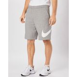 Nike - Pluche Trainingshorts - Grijs - Korte Broeken