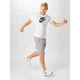 Nike - Pluche Trainingshorts - Grijs - Korte Broeken