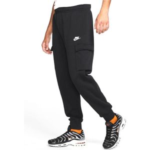 Nike - Sportswear Club Fleece - Cargo Broek - Zwart - Katoen