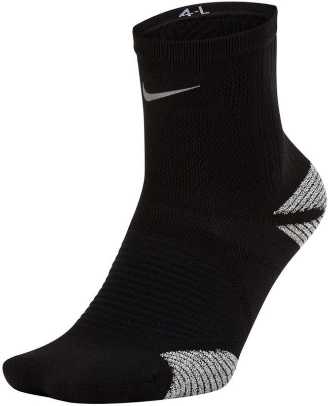 Nike - Racing - Enkelsokken - Zwart - 80% Polyester, 11% Nylon, 9% Elastaan
