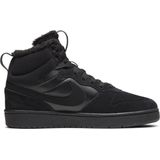 Nike - Court Borough Mid 2 - Sneakers - Zwart - Leer