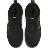 Nike court borough mid 2 in de kleur zwart.