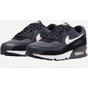 Nike Air Max 90 Heren Sneakers - Iron Grey/White-Dk Smoke Grey-Black - Maat 45