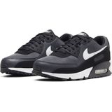 Nike Air Max 90 Heren Sneakers - Iron Grey White-Dk Smoke Grey-Black