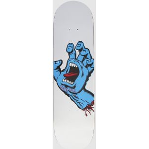 Santa Cruz Screaming Hand 8.25 skateboard deck white