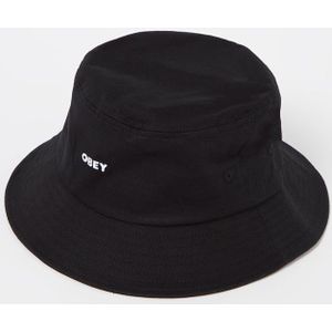 Obey Bold bucket hoed met logoborduring