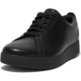 FitFlop Women Rally Sneaker Leather All Black-Schoenmaat 41