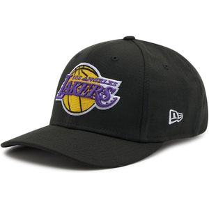 New Era LA Lakers Black 9FIFTY Stretch Snap Cap - Small/Medium