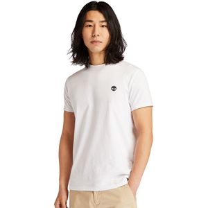Timberland - Dunstan River Crew Tee - T-Shirt - Wit - 100% Biologisch Katoen