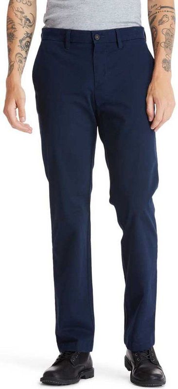 Timberland - Claremont - Chino Broek - Marineblauw - Biologisch Katoen - Duurzaam