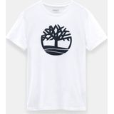 Timberland Biologisch T-Shirt Brand Tree TB0A2C2R - White