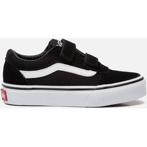 Vans Youth Ward V Suede/Canvas Sneakers - Black/White - Maat 27